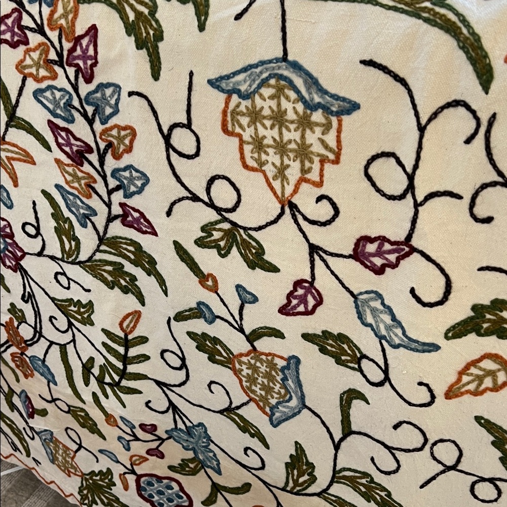 Floral Embroidered Fabric